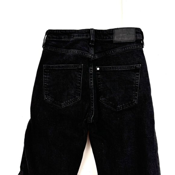 &Denim H&M Vintage High Waist Slim Women's size 2 Black Denim Jeans - Picture 5 of 5